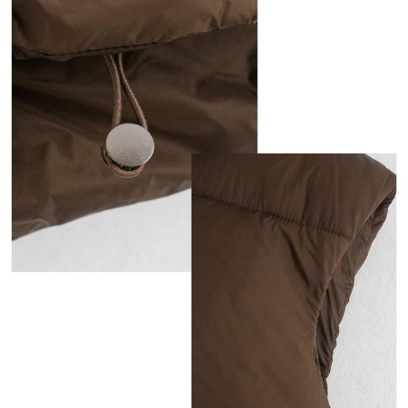 Women Vest Puffer Lightweight Stand Collar Padded Vest Zip Up Sleeveless Jacket - Picture 7 of 7